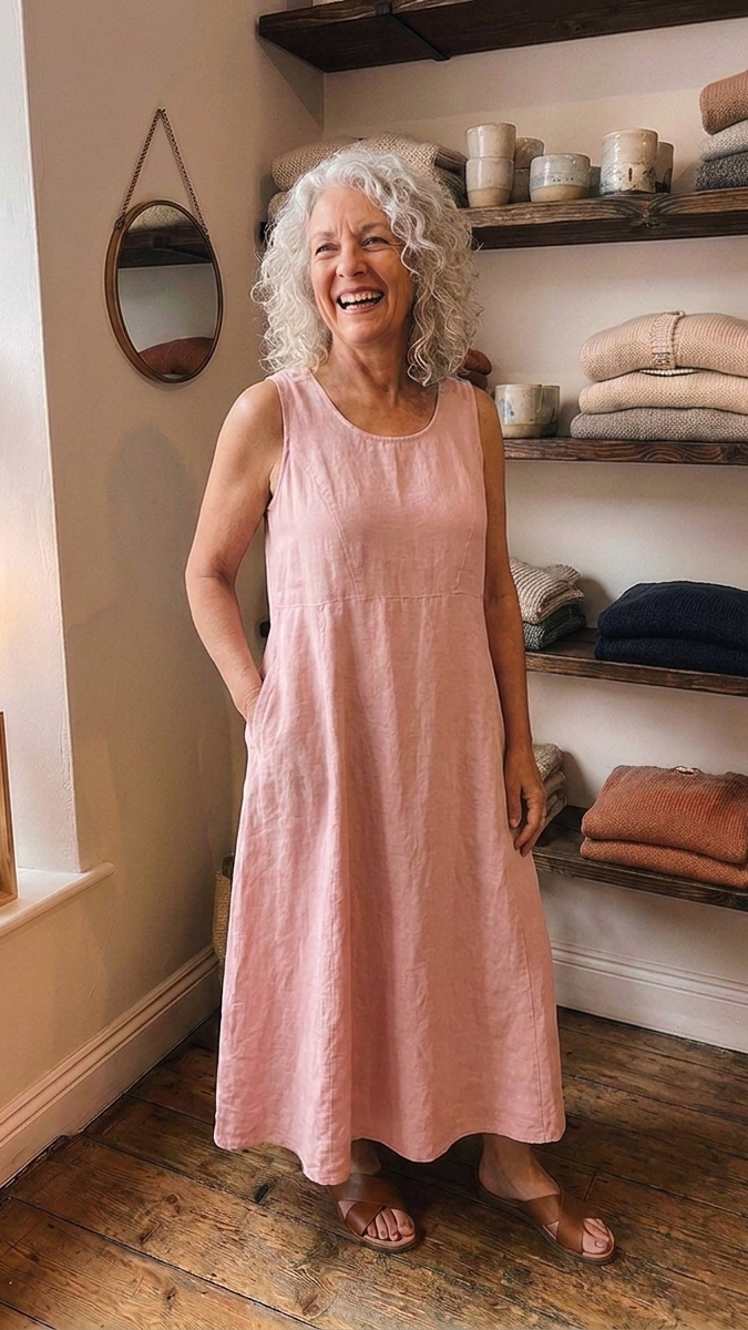 CLEO | COMFORTABLE A-LINE MIDI DRESS
