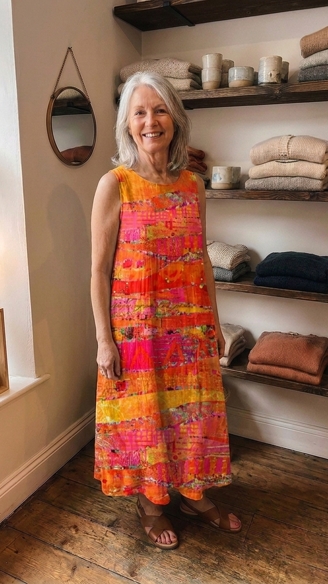 MAYA | SUNSET MIDI DRESS