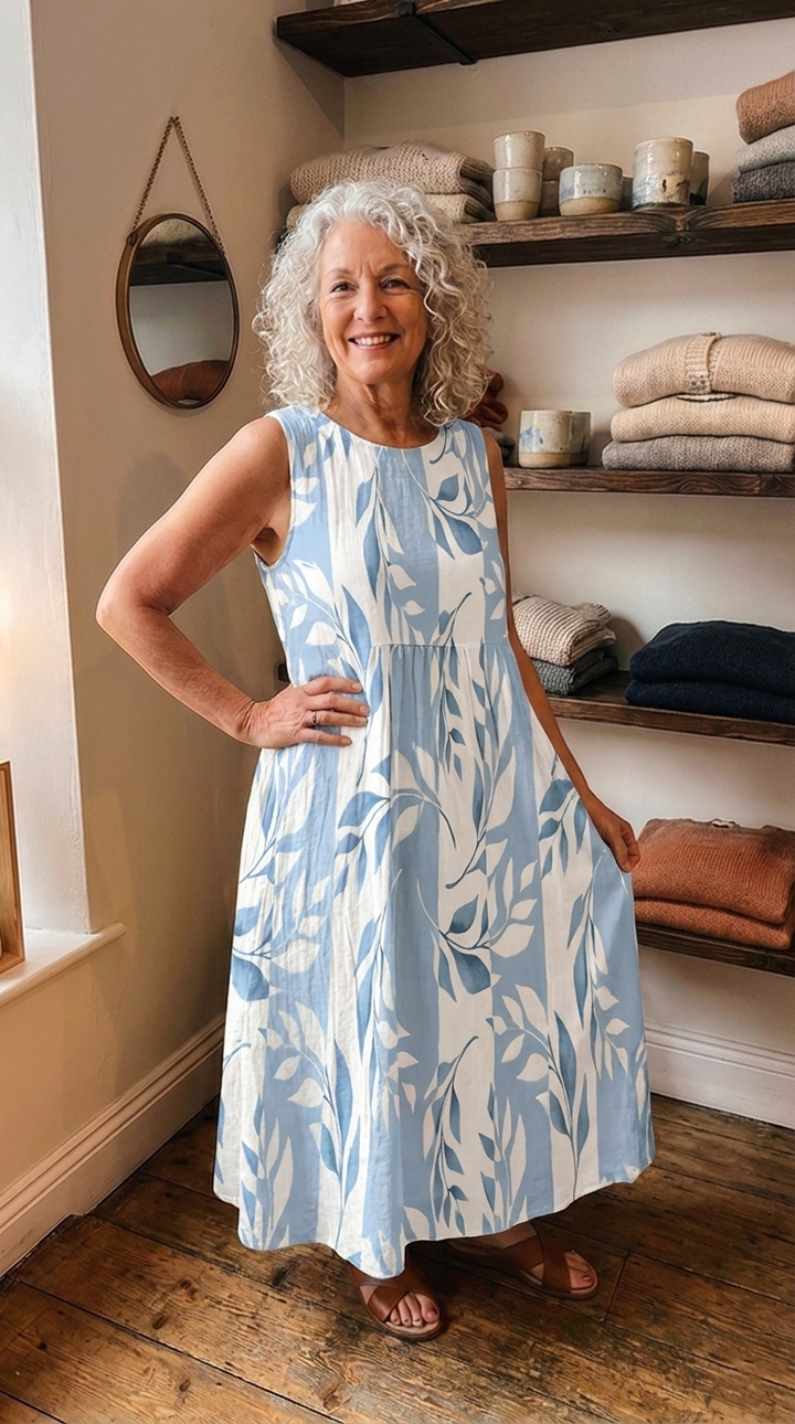 TALIA | LEAFY MIDI DRESS